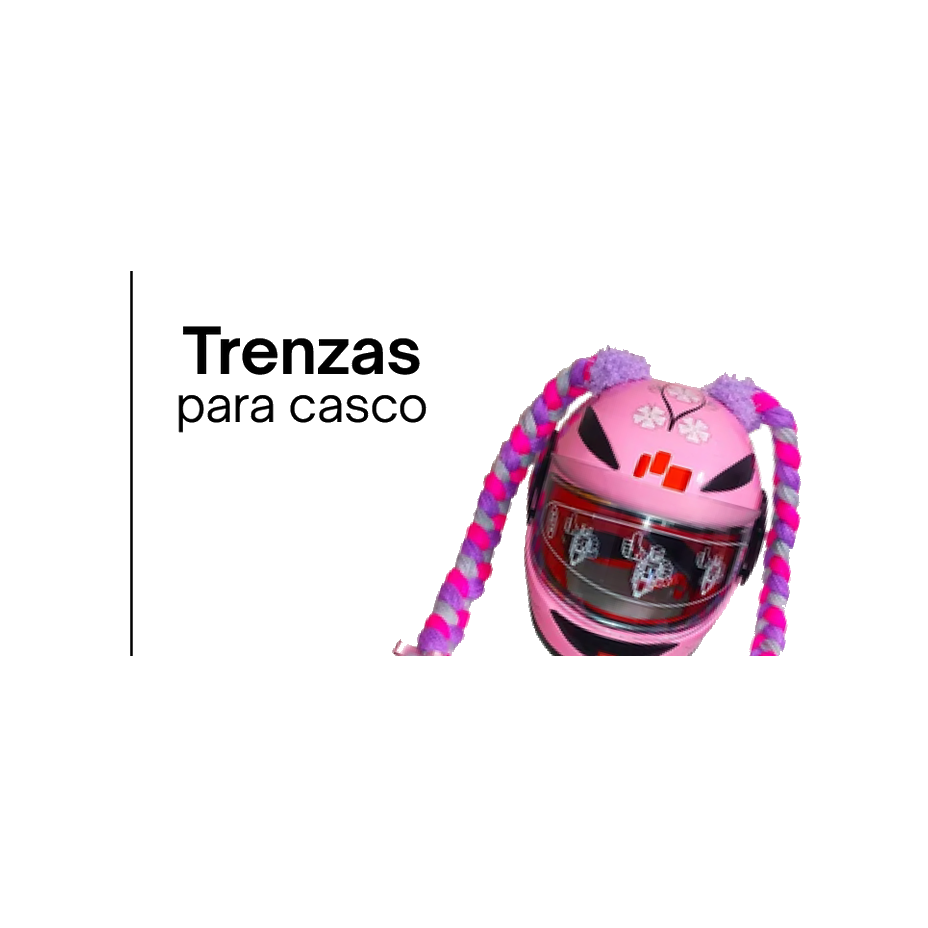 Trenzas Decorativas para Casco